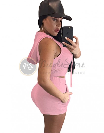 Set Top cu Pantaloni Scurti LC62000R10